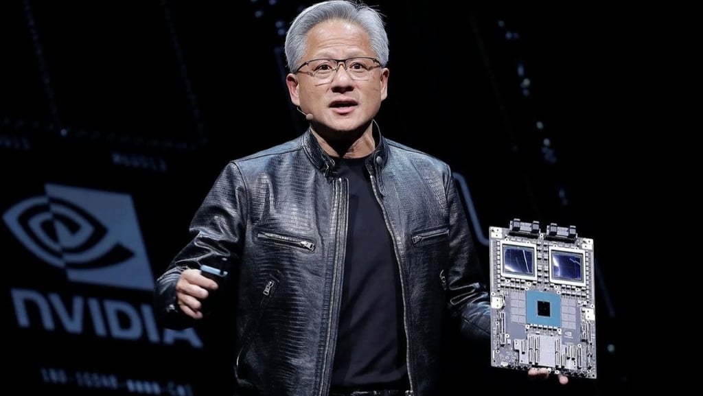 Jensen Huang em close