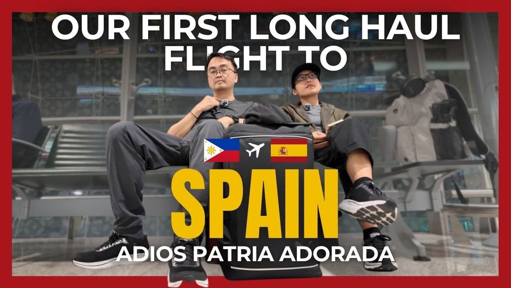 We left the Philippines for Spain