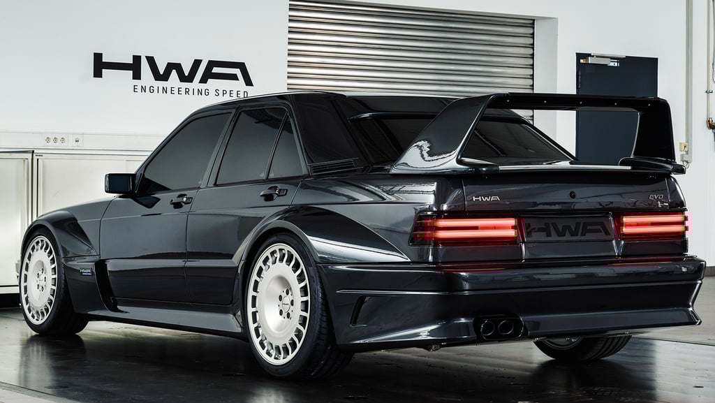 2026 HWA EVO Mercedes Benz 190E tribute 