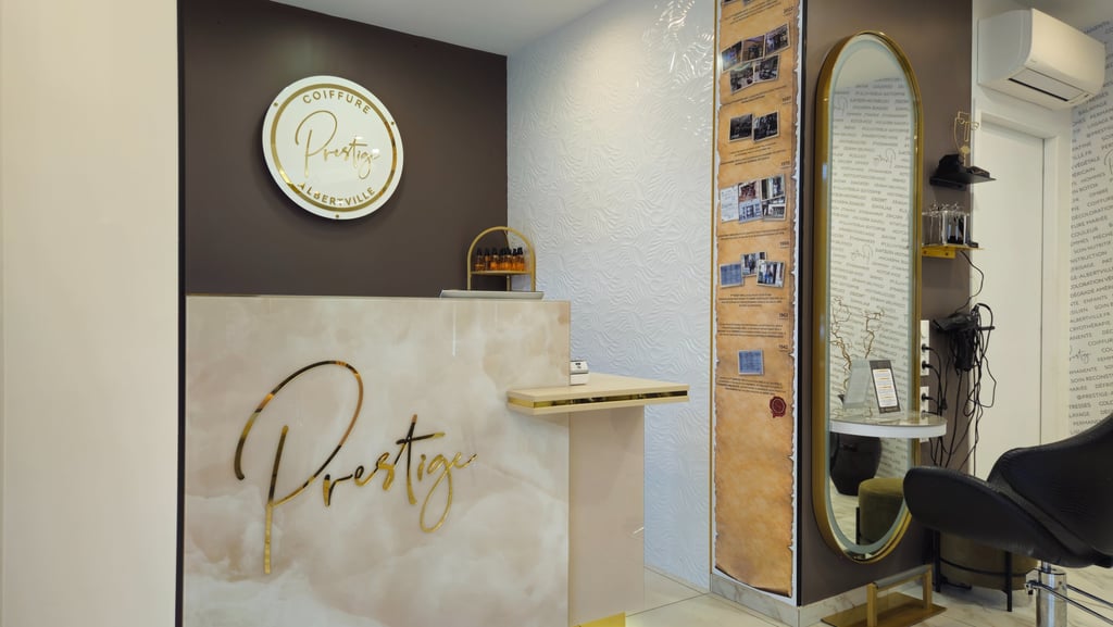INTERIEUR SALON COIFFURE PRESTIGE