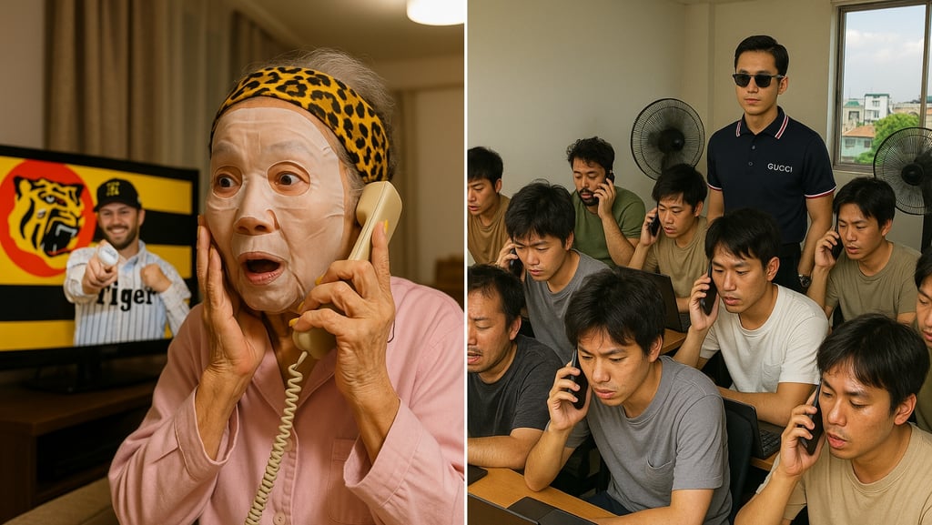特殊詐欺の電話を受ける側とかける側のイメージ画像｜堺市のニュースならサカイタイムズ