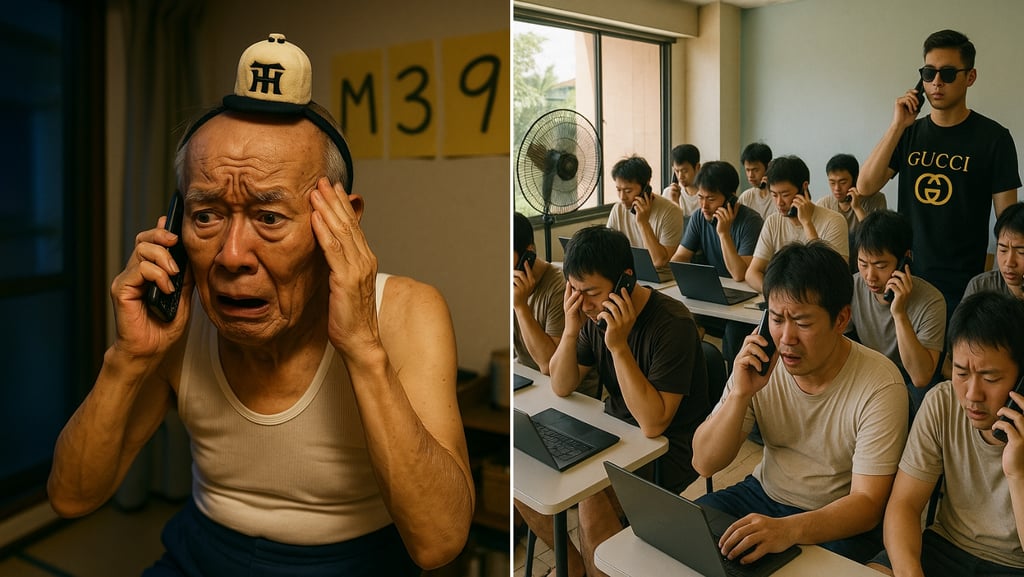 特殊詐欺の電話を受ける側とかける側のイメージ画像｜堺市のニュースならサカイタイムズ