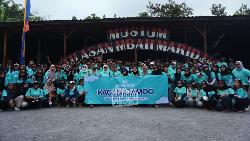 Bangunan Museum Petilasan Mbah Maridjan yang menjadi saksi erupsi Gunung Merapi 2010