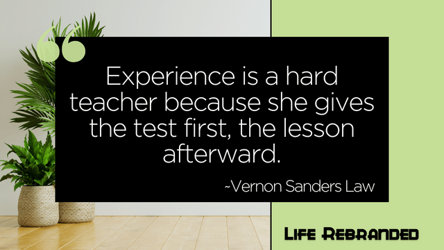 Inspirational Quote from Vernon Sanders Law