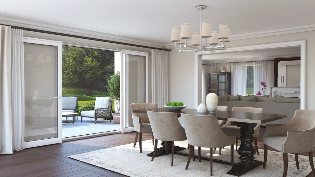 Atlenkiami langai terasai