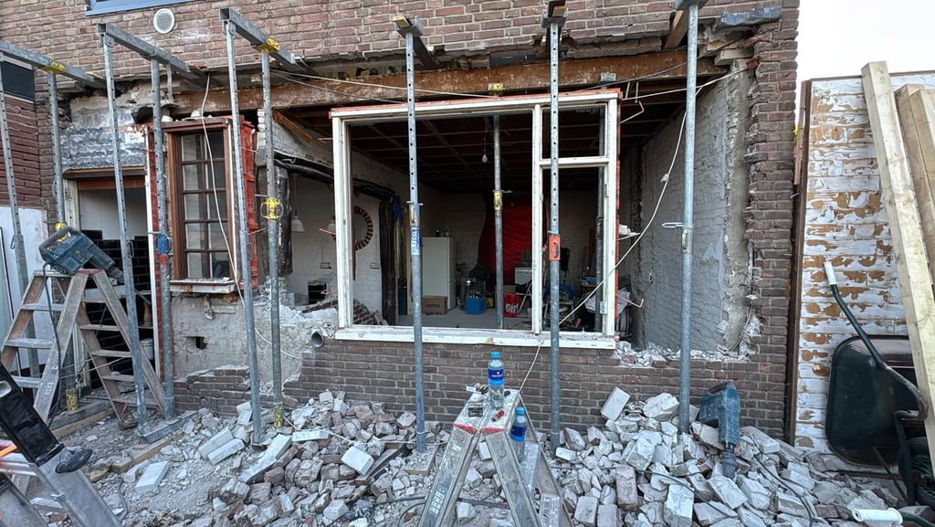 Achtergevel verwijderen