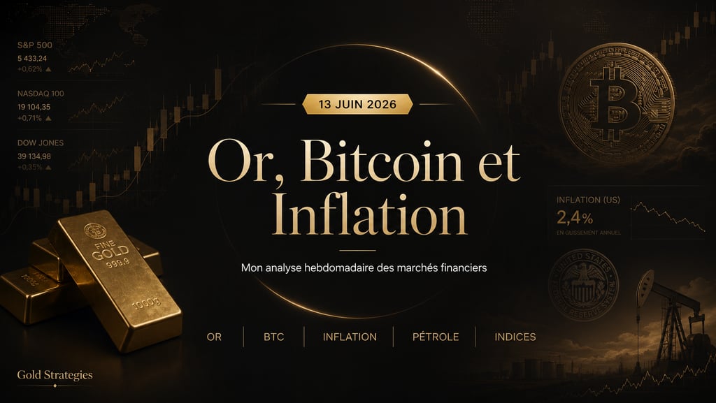 analyse hebdo - bitcoin, or et inflation