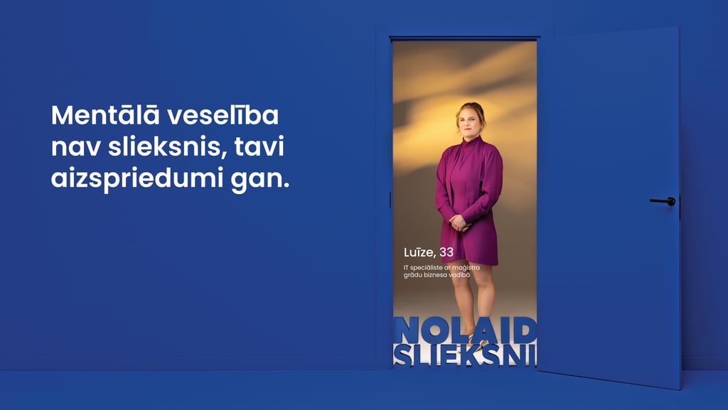 Kampaņas varone Luīze. Apraksts zemāk tekstā.