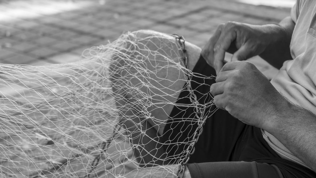 Serie fotográfica documental tejedor de redes