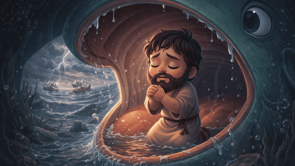 Jonas e o Grande Peixe – Historinha Bíblica Infantil