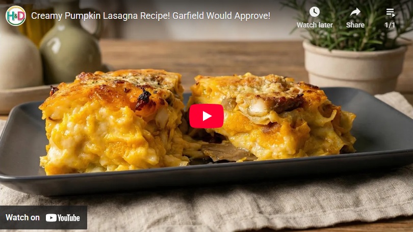 Video ricetta lasagna di zucca