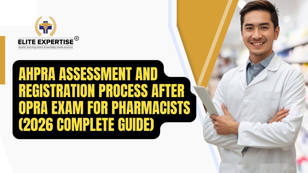 A‍HPRA A‌ssessm‌en​t a‍nd Re⁠gistratio​n​ Pr‍o​cess After OPRA Exam for Pharmacists
