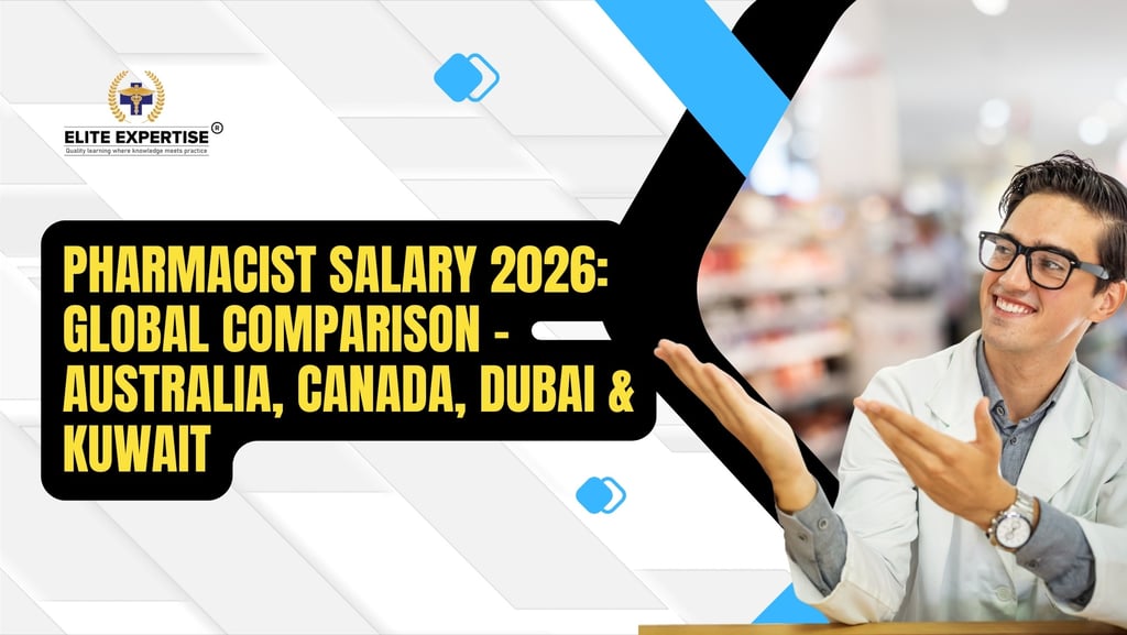 Pharmacist Salary in 2026: Global Comparison - Australia, Canada, Dubai, Kuwait