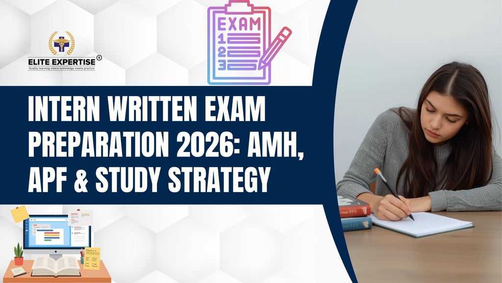 pharmacy intern written exam