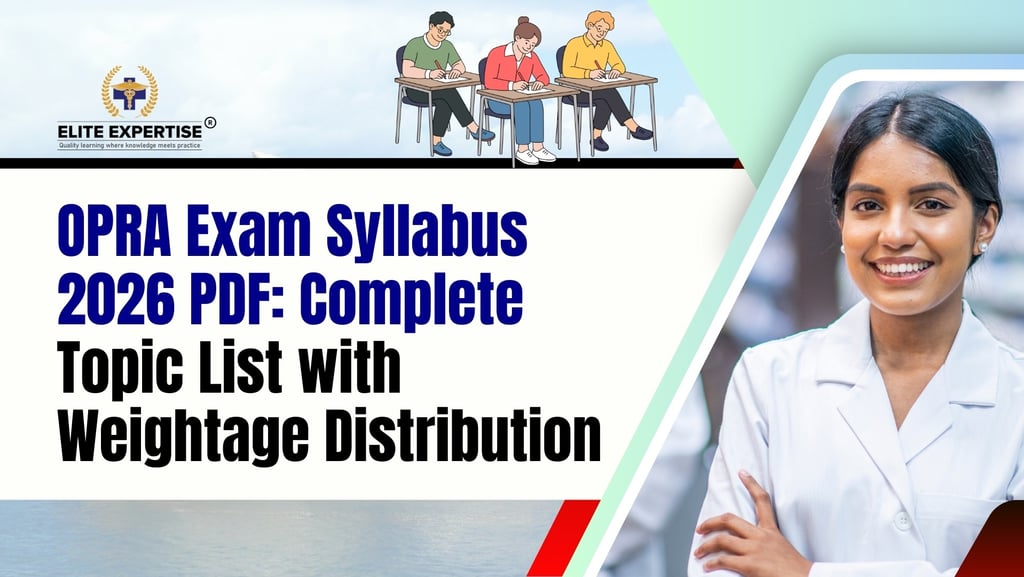 opra exam preparation