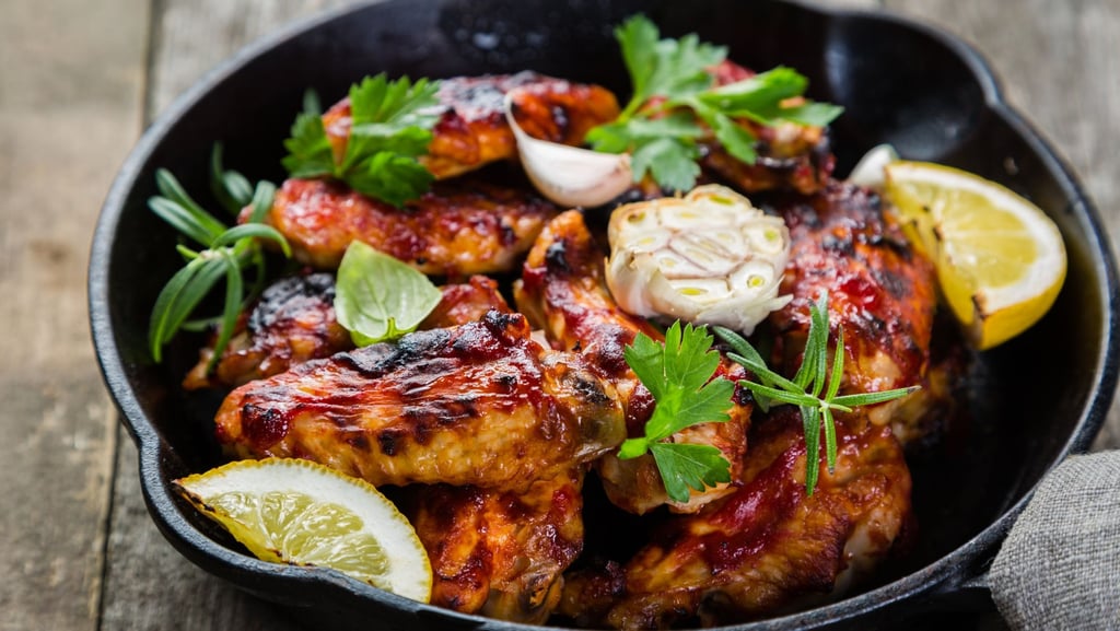 lemon herb chicken skillet