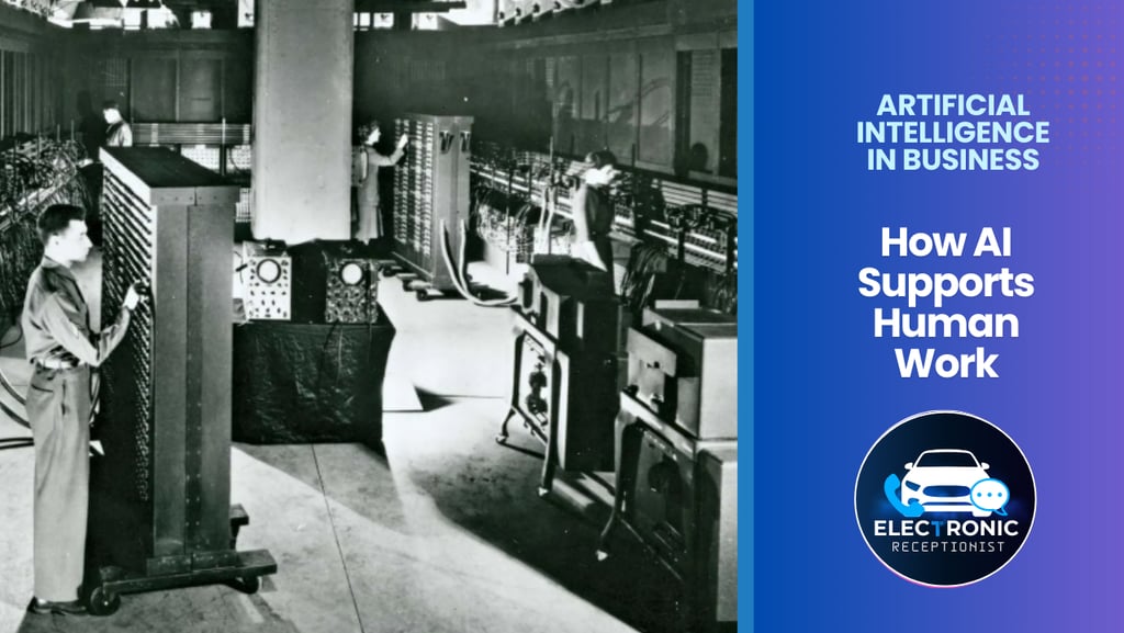 Artificial Intelligence in Business - How AI Supports Human Work