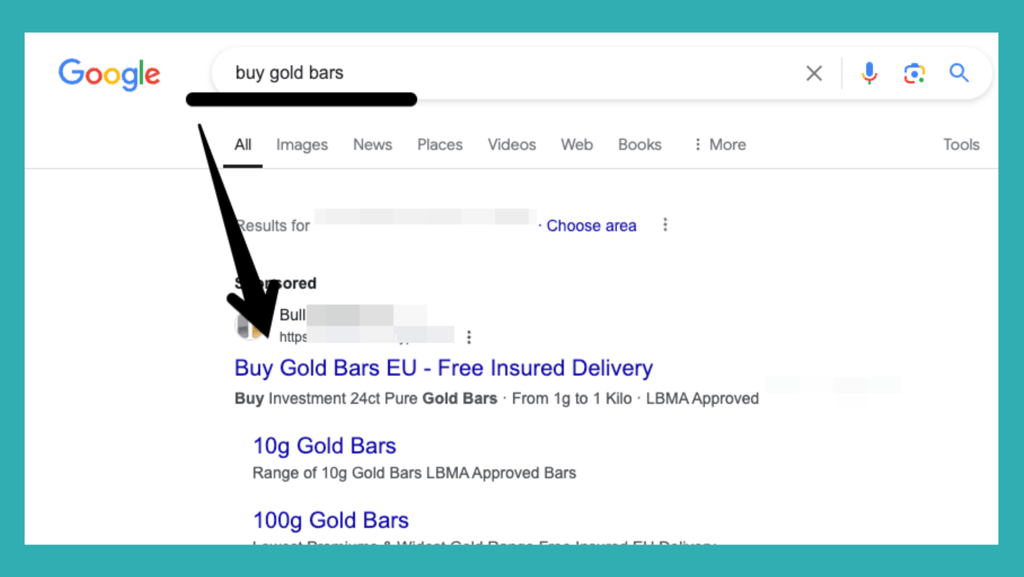 an example of a dynamic search ads