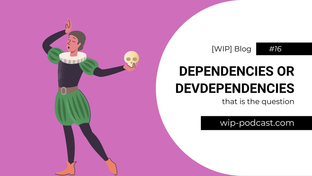 illustrated person dramatically holding out a skull - blog title - wip-podcast.com