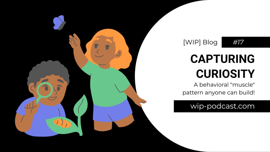 illustrated children exploring insects - blog title - wip-podcast.com