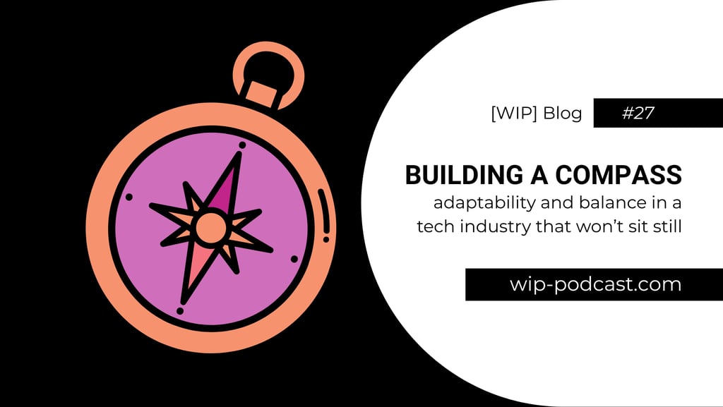 illustrated compass - blog title - wip-podcast.com