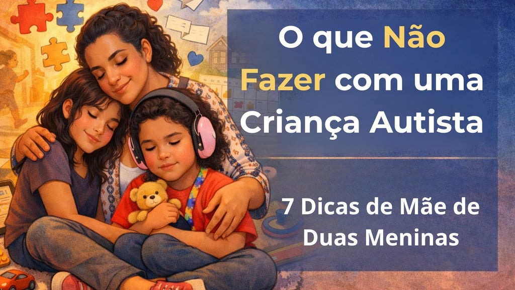 O que Não Fazer com uma Criança Autista: 7 Dicas de Mãe de Duas Meninas