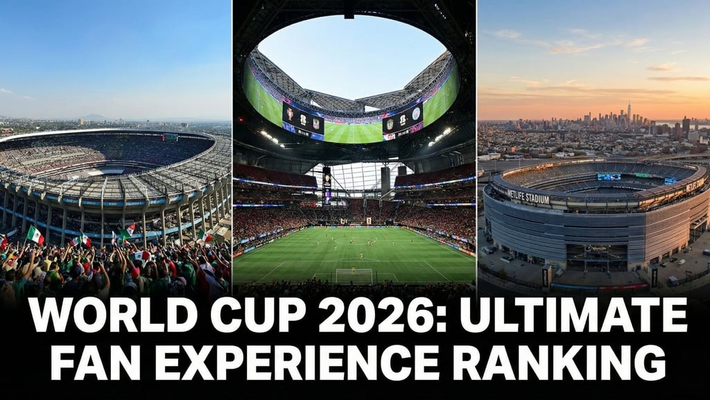 World Cup 2026 stadium fan experience ranking