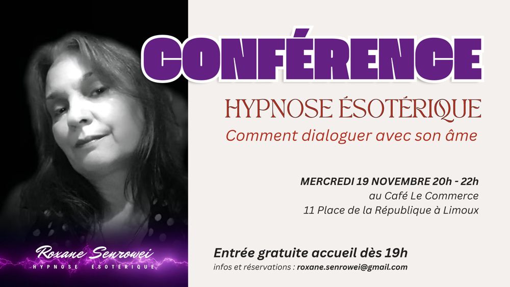 conférence Roxane Senrowei