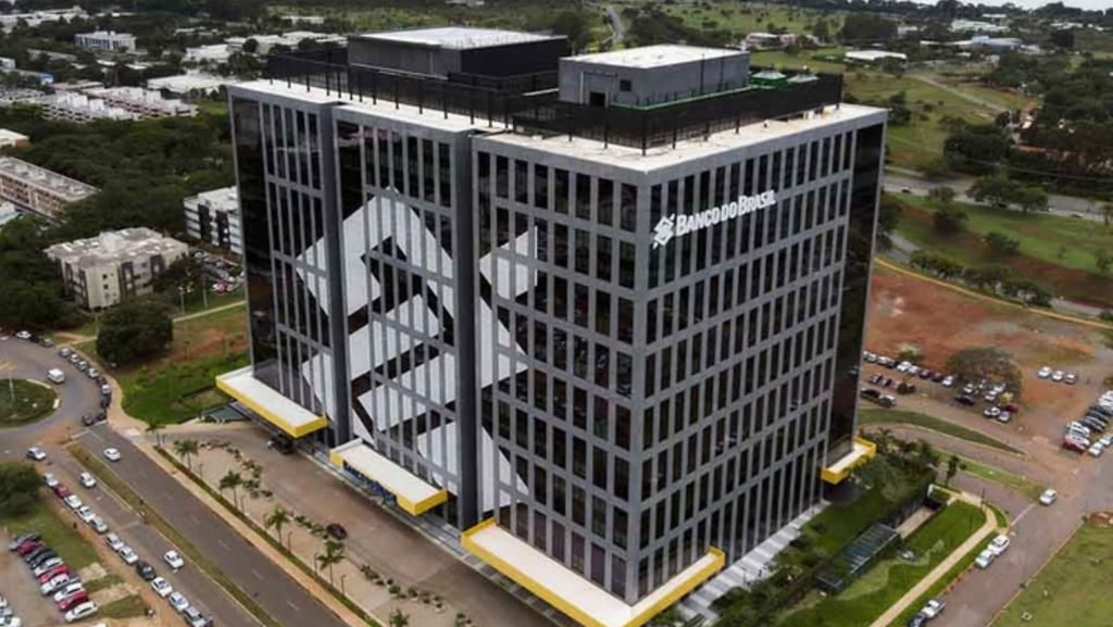 Sede do Banco do Brasil vista aérea