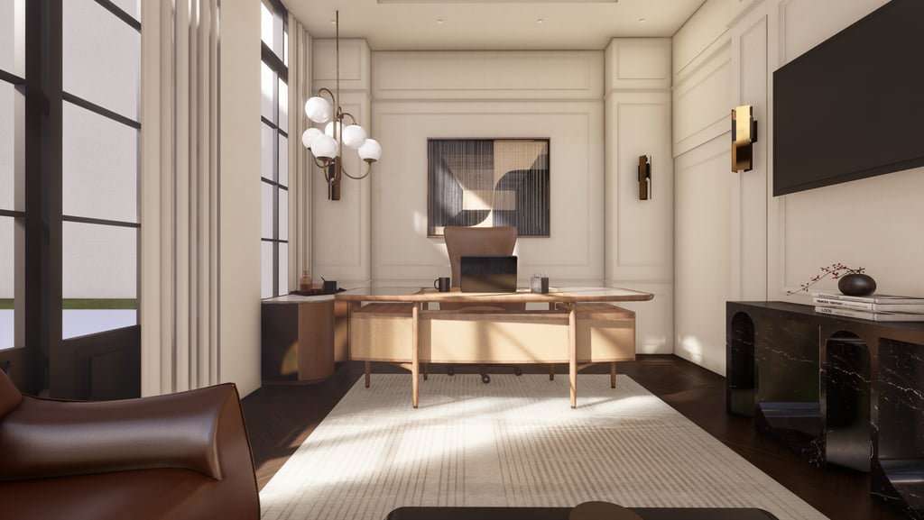 Desert Leaf villa Al Barari luxury interior design by Moori Interiors