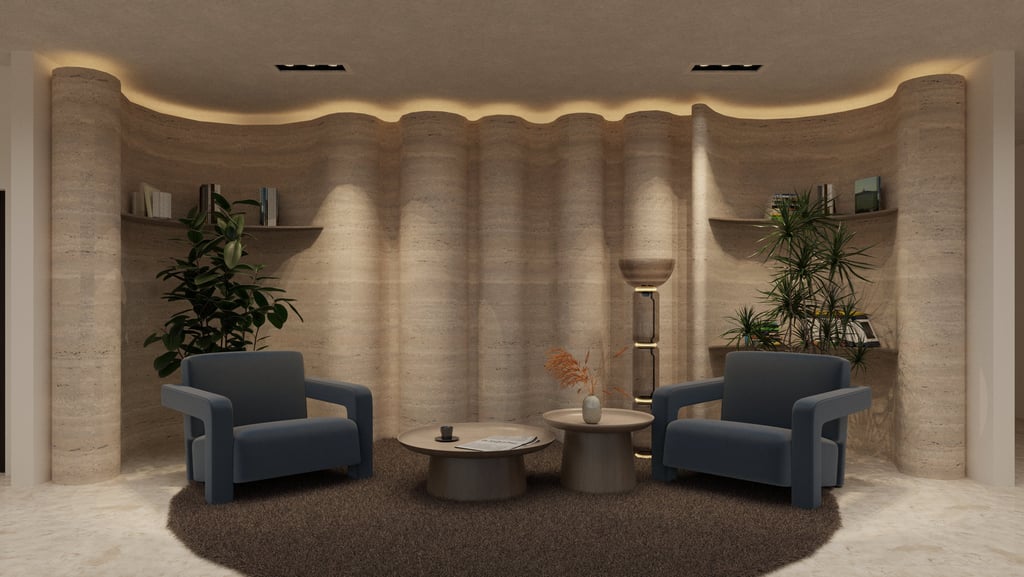 Luxury Dubai Villa lounge seating