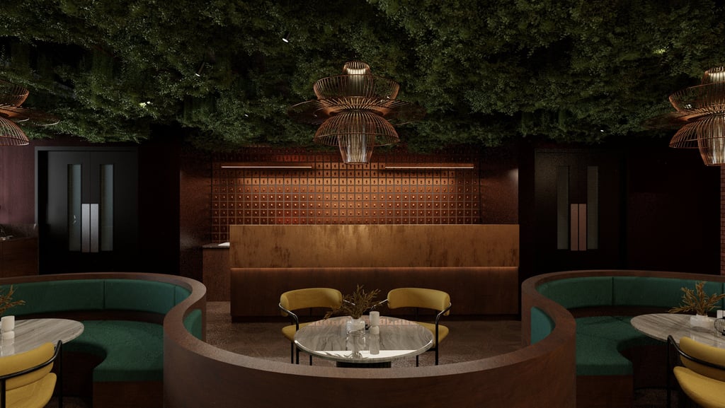 High-end lounge seating design Dubai