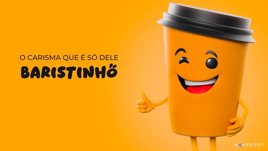 mascote 3D e personagem 3D Produtora Movement