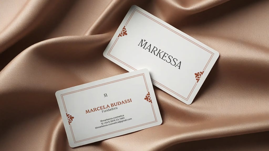 Cris A. Works- Markessa Logo in Business Cards