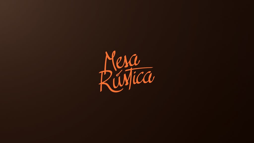 Cris A. Works- Mesa Rústica Logo Isolated