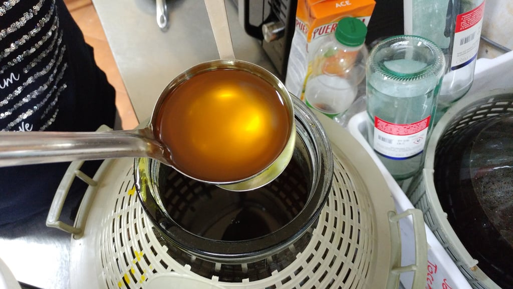 Olio di lentischio della tradizione sarda estratto con lavorazione artigianale