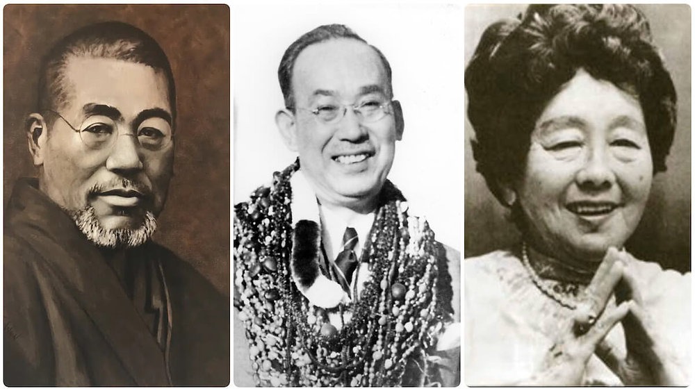 Mikao Usui, Hiyashi, and Takata