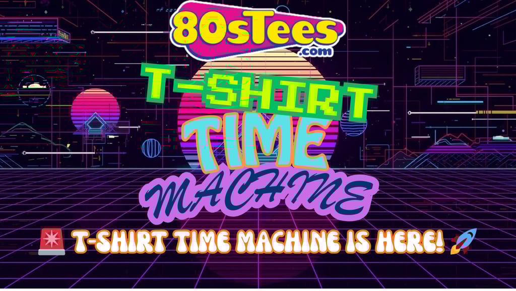 T-Shirt Time Machine a new t-shirt from 80stees.com every week.