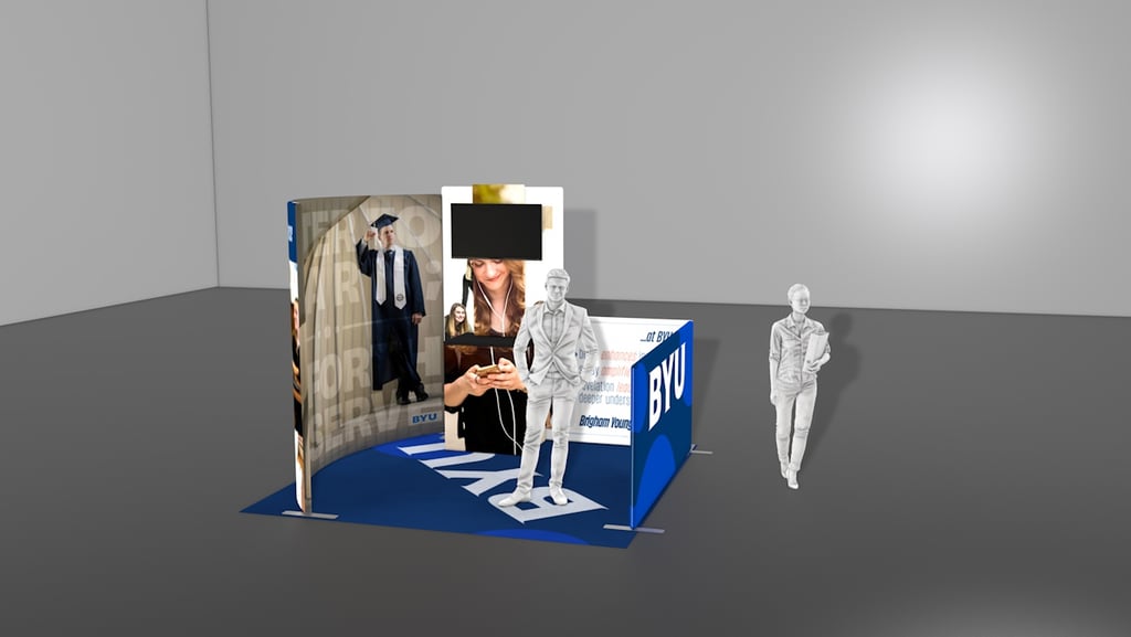 10' x 10' Perspective Front View