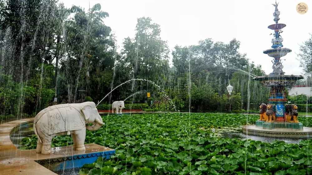 Marble pavilions, floral corners, and misty fountains capturing the serene beauty of Saheliyon ki Bari Udaipur Rajasthan.