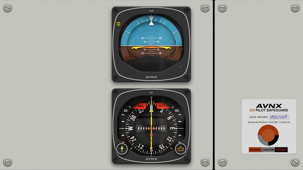 AVNX Free Test Panel for the legendary KI 256 and KI 525A HSI for MSFS 2024