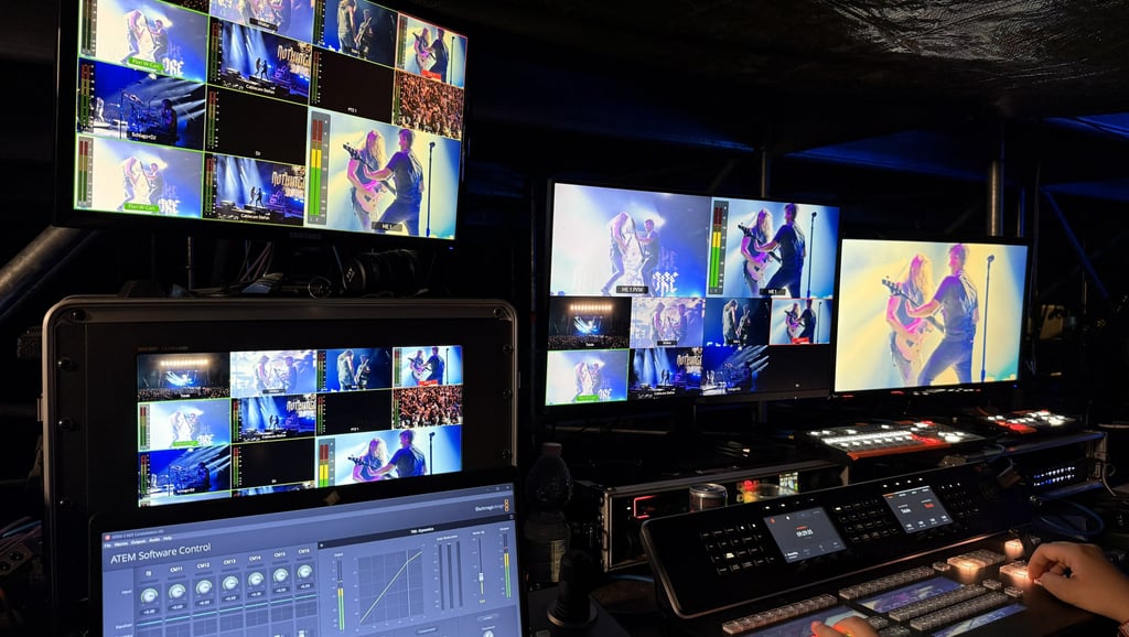 4K Video Regie bei Konzert