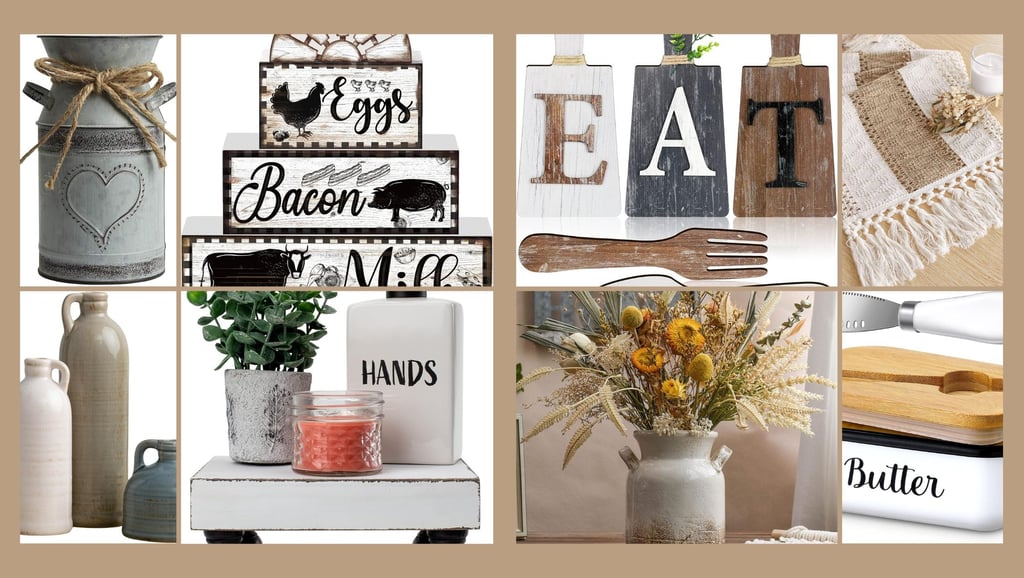 a collage of pictures of a variety of items
