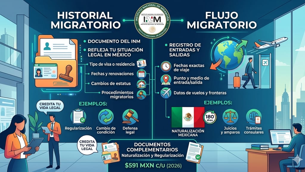 Historial Migratorio en Mexico