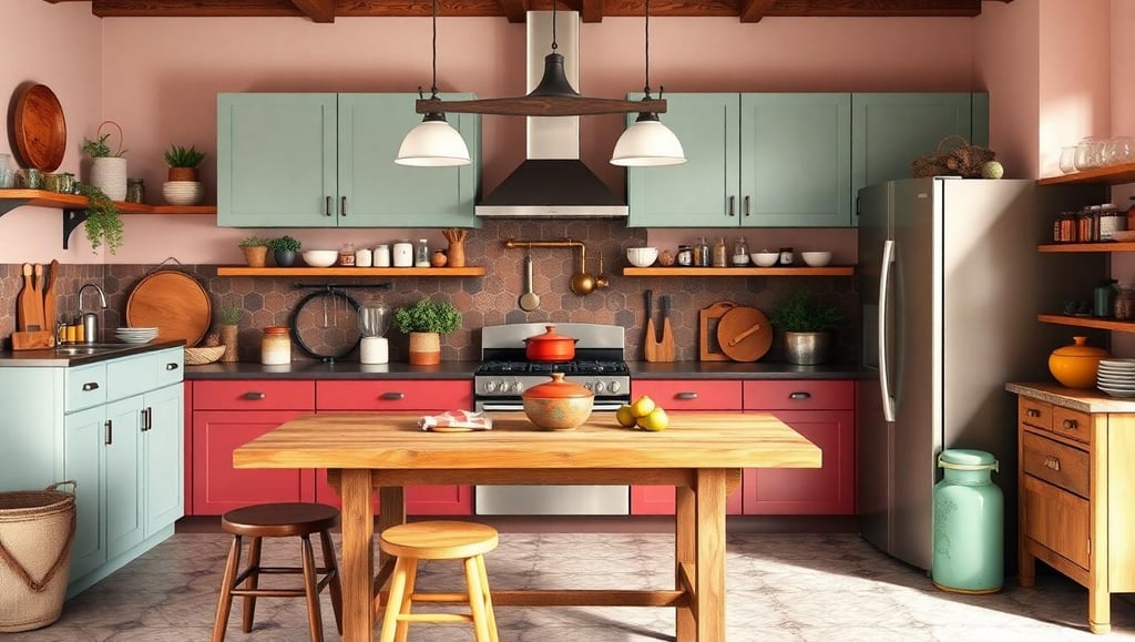 bohemian kitchen