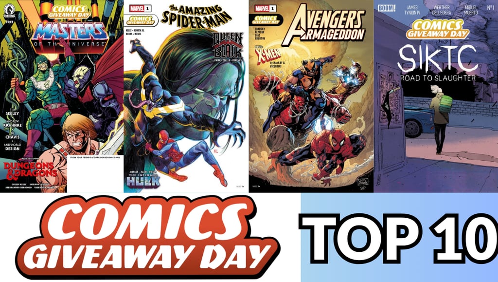 The Top 10 Comics Giveaway Day Comics