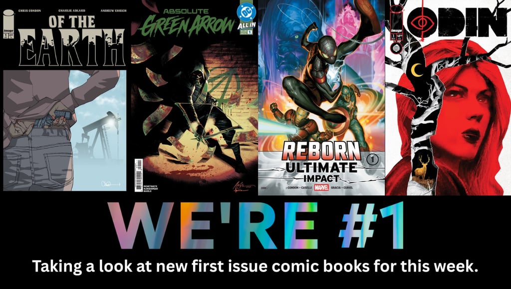 Taking a look at new first issue comic books for this week.