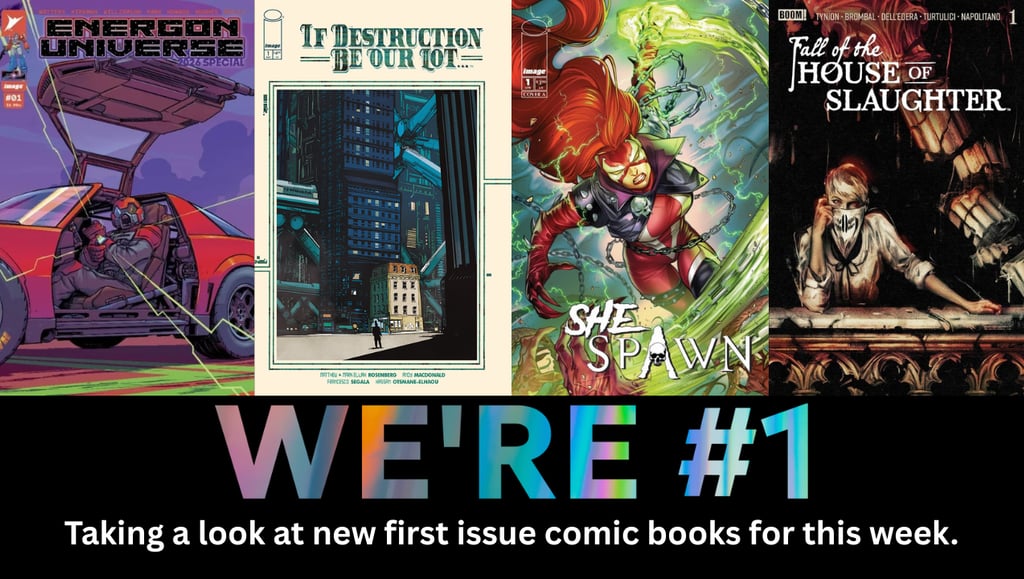 Taking a look at new first issue comic books for this week.