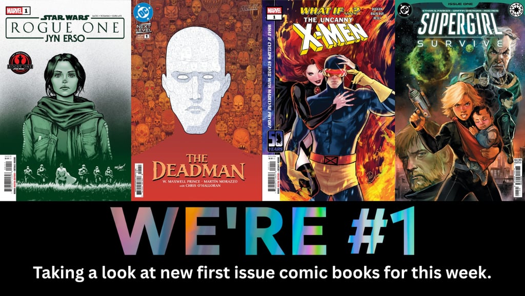 Taking a look at new first issue comic books for this week.