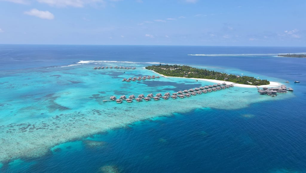 six senses laamu maldives island view